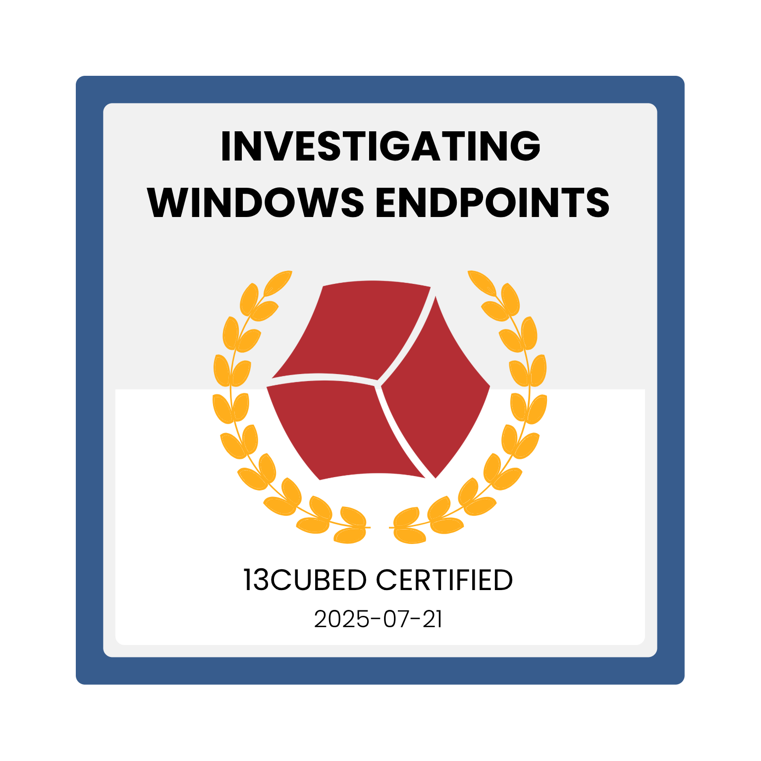 Investigating Windows Endpoints (Gold) – 13Cubed